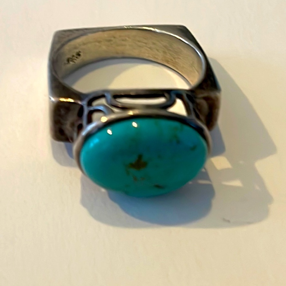 Silpada Turquoise Ring Size 10 R0786